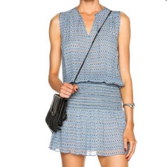 Ulla Johnson Dresses & Skirts - Ulla Johnson Printed Blue Silk Melilla Dress Sz 2